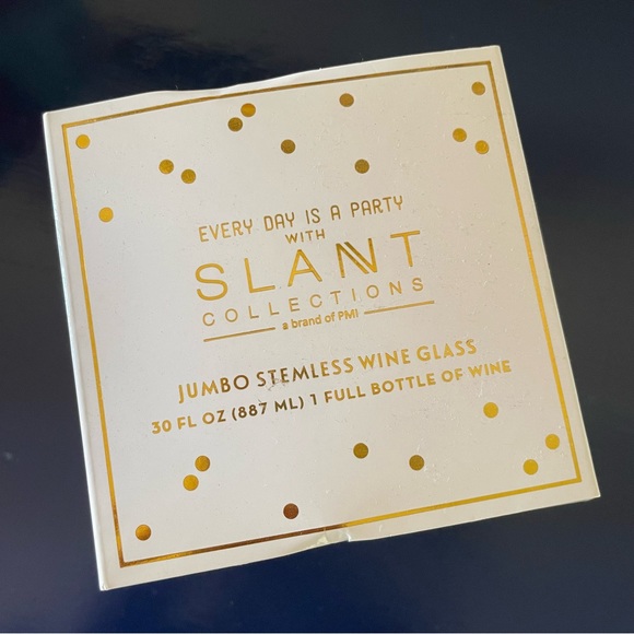 Slant Collections Jumbo Stemless Stemless Wine 30 oz Glass - Picture 4 of 5